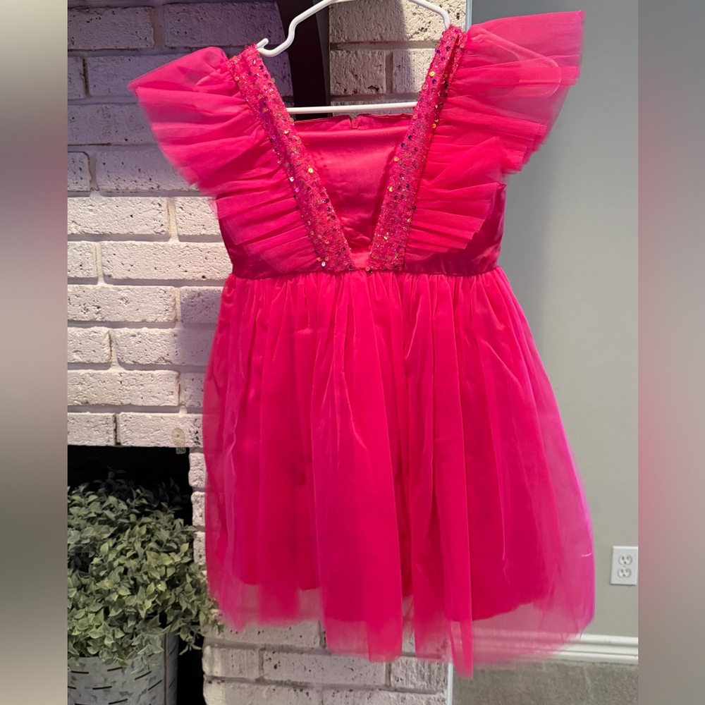 Elegant Pink Kids Formal Dress